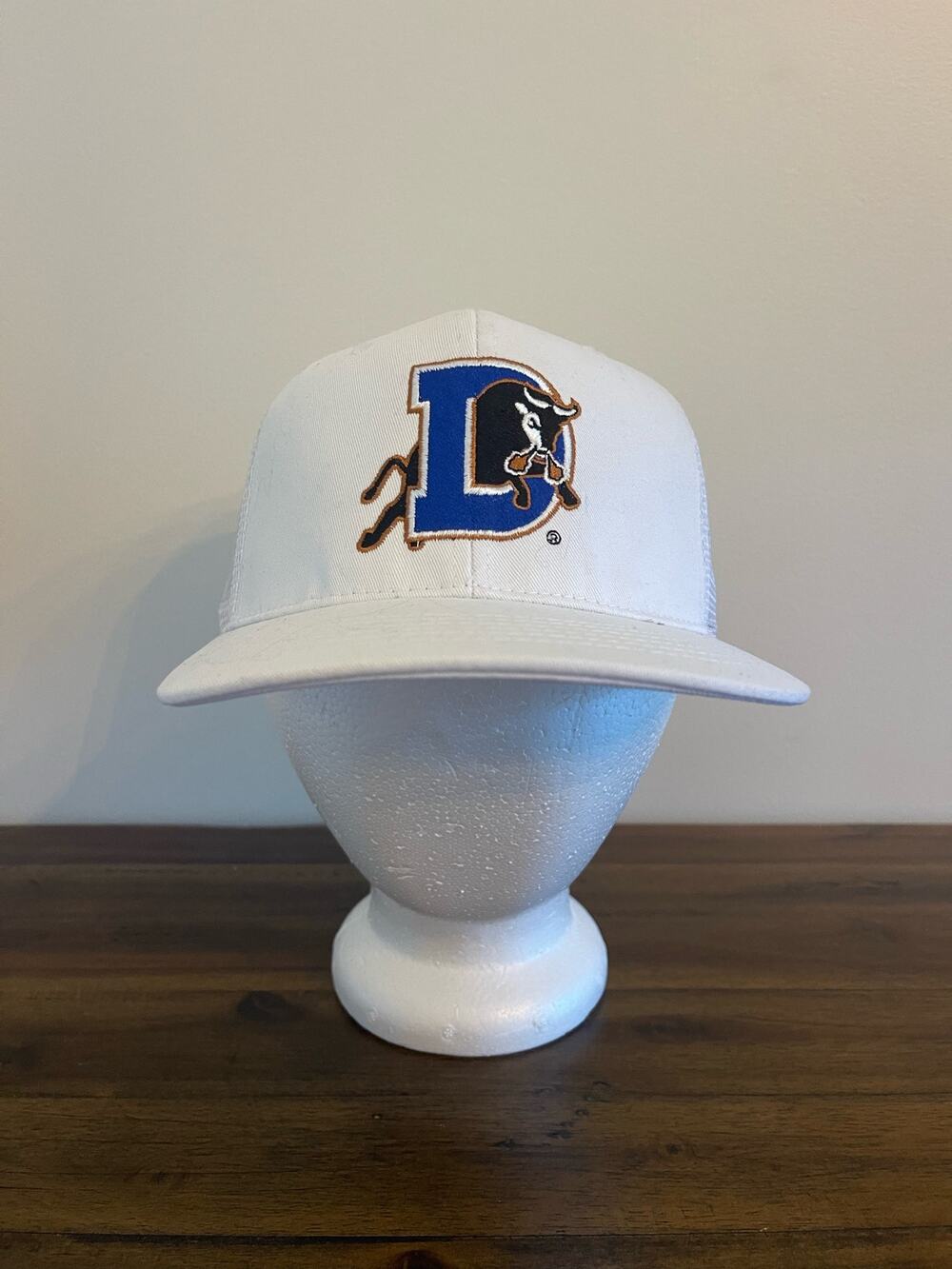 Durham Bulls White Snap Back